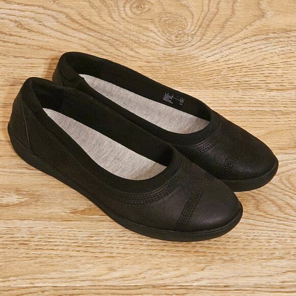 Clarks Cloud Steppers Ladies Slip On Shoes Size US 6.5M Black Cushion Soft - Picture 9 of 9